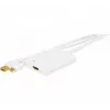 EXERTIS CONNECT pretvornik Mini DisplayPort 1.1 na HDMI z USB zvokom, DP vtič + USB vtič na HDMI vtičnico, črn 127406