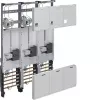 HAGER kompletna števčna omarica 3-točkovna Universal Hessen 1050mm 3-poljska ZL34C4N