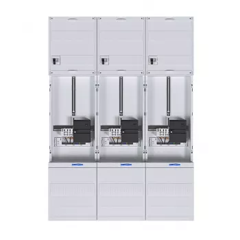 HAGER kompletna števčna omarica 3-točkovna Universal Hessen 1050mm 3-poljska ZL34C4N