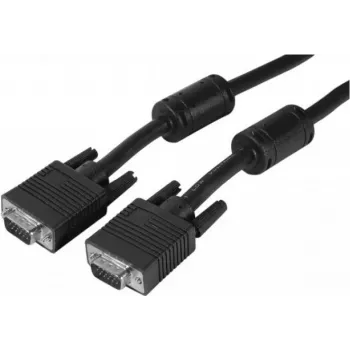 EXERTIS CONNECT kabel SVGA za monitor, 15-polni HD D-Sub vtič na vtič, 15 m, črn 119750