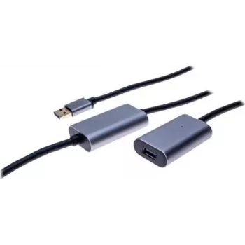 EXERTIS CONNECT aktivni podaljševalni kabel USB 3.0 10m, USB-A vtič na USB-A vtičnico, 5 Gbit/s, črn 149264
