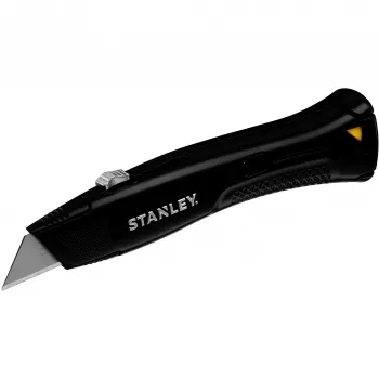 STANLEY FMHT10504-0 težki zložljivi nož z izvlečnim rezilom, črn, 3 rezila