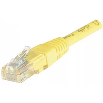 EXERTIS CONNECT Cat6 U/UTP patch kabel, RJ45, rumen, 1,5 m, brez zatiča EXC245740