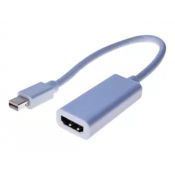 Exertis Connect adapter kabel Mini DisplayPort vtič na HDMI vtičnico, 15 cm, bel, pasivni, 1080p, 127437