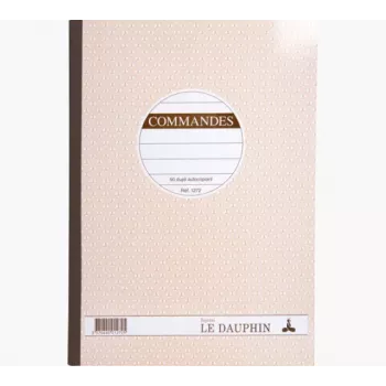 LE DAUPHIN Manifold Commandes A4 naročilni obrazci s kopijo, dvodelni, samokopirni, 297 x 210 mm, 50 kompletov na blok 1272D
