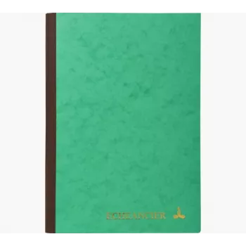 Le Dauphin planer knjiga A4, 96 strani, 12 stolpcev, zelen ovitek 39721D