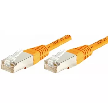 Exertis Connect 234140 Cat.6 F/UTP patch kabel, 5 m, oranžen, Slim Bend Protection