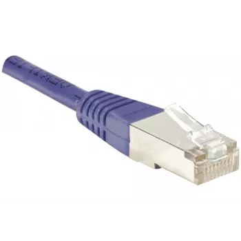 EXERTIS CONNECT Cat6 F/UTP patch kabel, vijoličen, 1,0 m, Slim Snagless Boot 234170