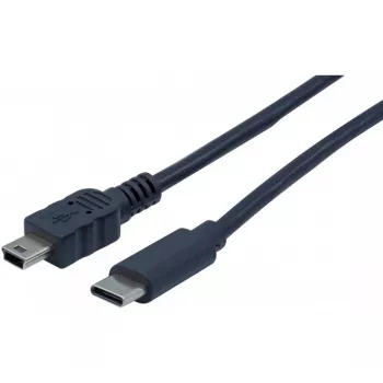 EXERTIS CONNECT kabel USB-C na Mini-USB tipa B, 2,0 m, črn 532451
