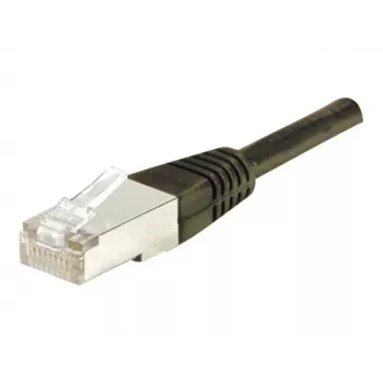 EXERTIS CONNECT Cat6 F/UTP patch kabel, 3 m, črn, Slim Snagless Boot 234250
