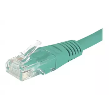EXERTIS CONNECT Cat6 U/UTP patch kabel, 5m, zelen, RJ45, zaščita zatiča 244750