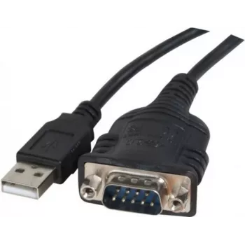 Exertis Connect 040341 adapter kabel USB Type-A na DB-9 RS-232 serijski, 1 m, črn