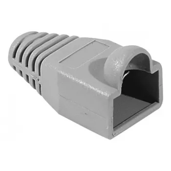EXERTIS CONNECT zaščitna tulka RJ45 za okrogle kable, siva, 10 kosov 253161
