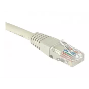 EXERTIS CONNECT Cat6 U/UTP patch kabel, 0,5 m, siv, RJ45, snagless EXC848050