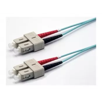 Ekivalan OM3 Duplex optični patch kabel SC/SC 3m aqua LSZH COZOM3DCDC2SA0030A