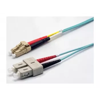 Ekivalan OM3 Duplex optični patch kabel LC/SC 2m aqua COZOM3DCLC2SA0020A