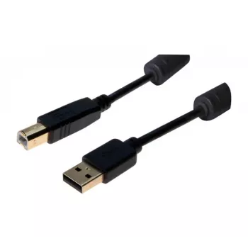 Exertis Connect USB 2.0 Type-A vtič na Type-B vtič kabel, 3m, črn 532432