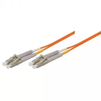 TECLINE OM1 optični patch kabel LC Duplex na LC Duplex, 62,5/125 µm, oranžen, 30 m 86330