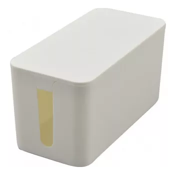 Exertis Connect majhna škatla za upravljanje kablov za podaljške, bela, 240 x 120 x 130 mm 573425