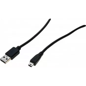 Exertis Connect kabel USB 2.0, vtič USB-A na vtič Mini-USB tipa B, 5,0 m, črn 532418