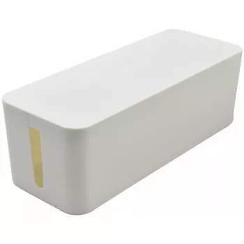 Exertis Connect velika škatla za upravljanje kablov za podaljške, bela, 400 x 160 x 135 mm 573423
