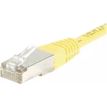 EXERTIS CONNECT Cat.6 F/UTP patch kabel, rumen, 10 m, Slim Bend Protection 245560