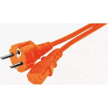 EXERTIS CONNECT napajalni kabel, Schuko na IEC C13, oranžen, 1,8 m 808073