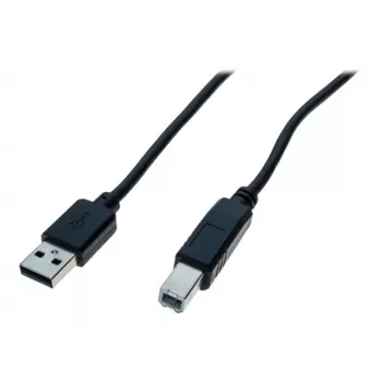 EXERTIS CONNECT USB 2.0 High Speed kabel, USB Type-A vtič na USB Type-B vtič, črn, 5,0 m (352451)