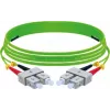 EXERTIS CONNECT OM5 SC Duplex na SC Duplex LWL patch kabel, 50/125 µm, LSZH, limetno zelen, 10 m 392906
