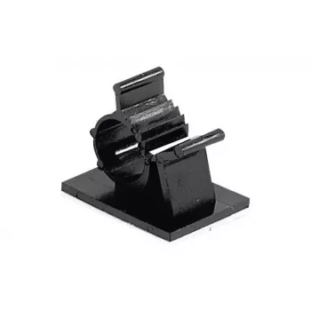 EXERTIS CONNECT držalo za kabel, sponka za pritrditev kabla, samolepilna, 100 kosov, 14,7 mm do 19,1 mm (629031)