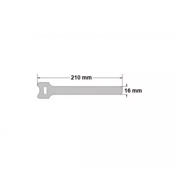 Exertis Connect set ježkov za kable, 210 mm x 16 mm, 15 kosov, 5 barv (črna, modra, zelena, rumena, rdeča)