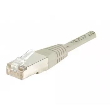 EXERTIS CONNECT CAT.5e F/UTP patch kabel, siv, 0,5 m, tanek z zaščito pred zatikanjem 847050