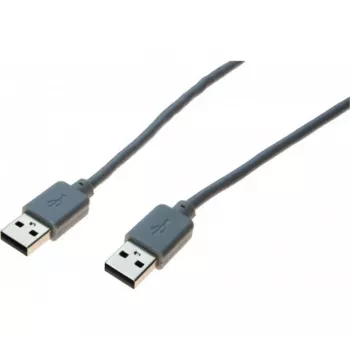 exertis Connect podatkovni kabel USB 2.0, USB-A na USB-A, siv, 1,8 m 532502