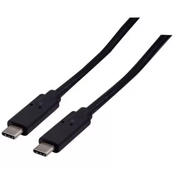 EXERTIS CONNECT kabel USB 3.2 Gen 2x2 20 Gbps / 240W USB-C na USB-C, črn, 1,0 m (532649)