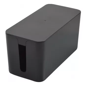 Exertis Connect majhna škatla za upravljanje kablov za podaljške, črna, 240 x 120 x 130 mm 573426