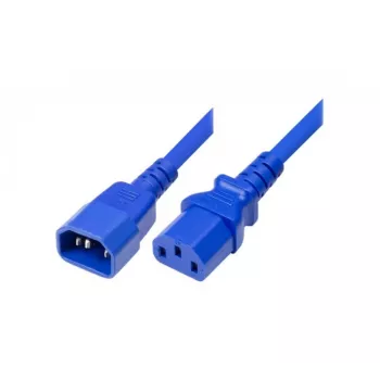 Exertis Connect IEC napajalni kabel C14 na C13, moder, 5,0 m 808047