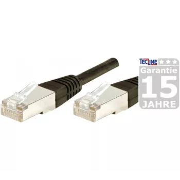Exertis Connect 853357 Cat.6 F/UTP patch kabel, 50 m, črn, slim zaščita pred prepogibom