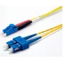 Ekivalan OS2 dupleks patch kabel, 9/125 µm, LC/SC, rumen, 10 m COZ008DCLC2SJ0100A