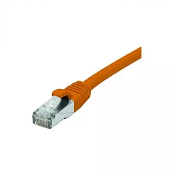 Exertis Connect 854427 Cat.6 F/UTP patch kabel, 15 m, oranžen, PoE, brez halogenov