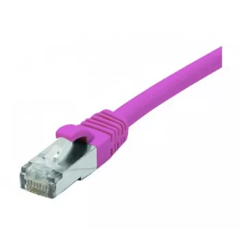 EXERTIS CONNECT Cat 6 F/UTP patch kabel, PoE, LSZH, roza, 5 m, RJ45, Snagless 854436