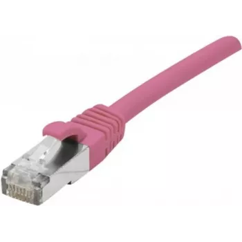 EXERTIS CONNECT Cat 6 F/UTP patch kabel, PoE, LSZH, roza, 5 m, RJ45, Snagless 854436