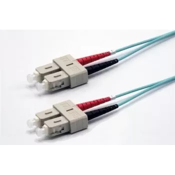 Ekivalan OM3 Duplex optični patch kabel SC/SC, 50/125 µm, aqua, 2,0 m COZOM3DCDC2SA0020A
