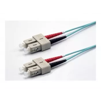 Ekivalan OM3 Duplex optični patch kabel SC/SC, 50/125 µm, aqua, 2,0 m COZOM3DCDC2SA0020A