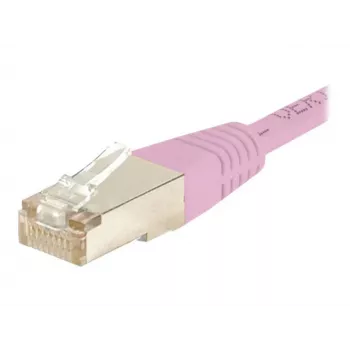 EXERTIS CONNECT Cat.6 S/FTP PiMF patch kabel, RJ45, roza, 1,5 m 854481