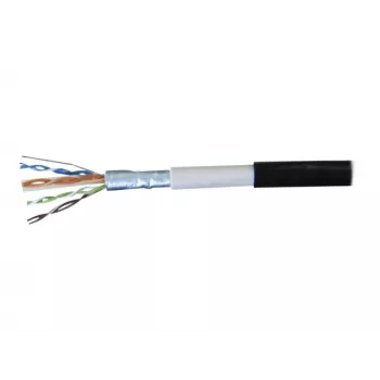 EXERTIS CONNECT CAT.6 F/UTP vodoodporni zunanji patch kabel, 5 m, črn 845042