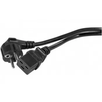 EXERTIS CONNECT 16 A kotni napajalni kabel Schuko na ravni C19, 3 m, črn 808018