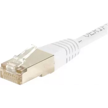 EXERTIS CONNECT CAT.6 F/UTP patch kabel, bel, 3,0 m, Slim Bend Protection 853814