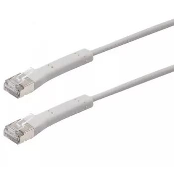 Exertis Connect RJ45 patch kabel, Cat. 6A, F/FTP, kotni, brez halogenov, siv, 3,0 m (854310)