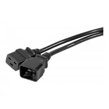 EXERTIS CONNECT podaljšek napajalnega kabla C20 na C19 2m, črn 808002