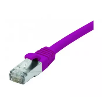 EXERTIS CONNECT Cat. 6 F/UTP patch kabel, PoE, brez halogenov, vijoličen, 1,0 m 854411
